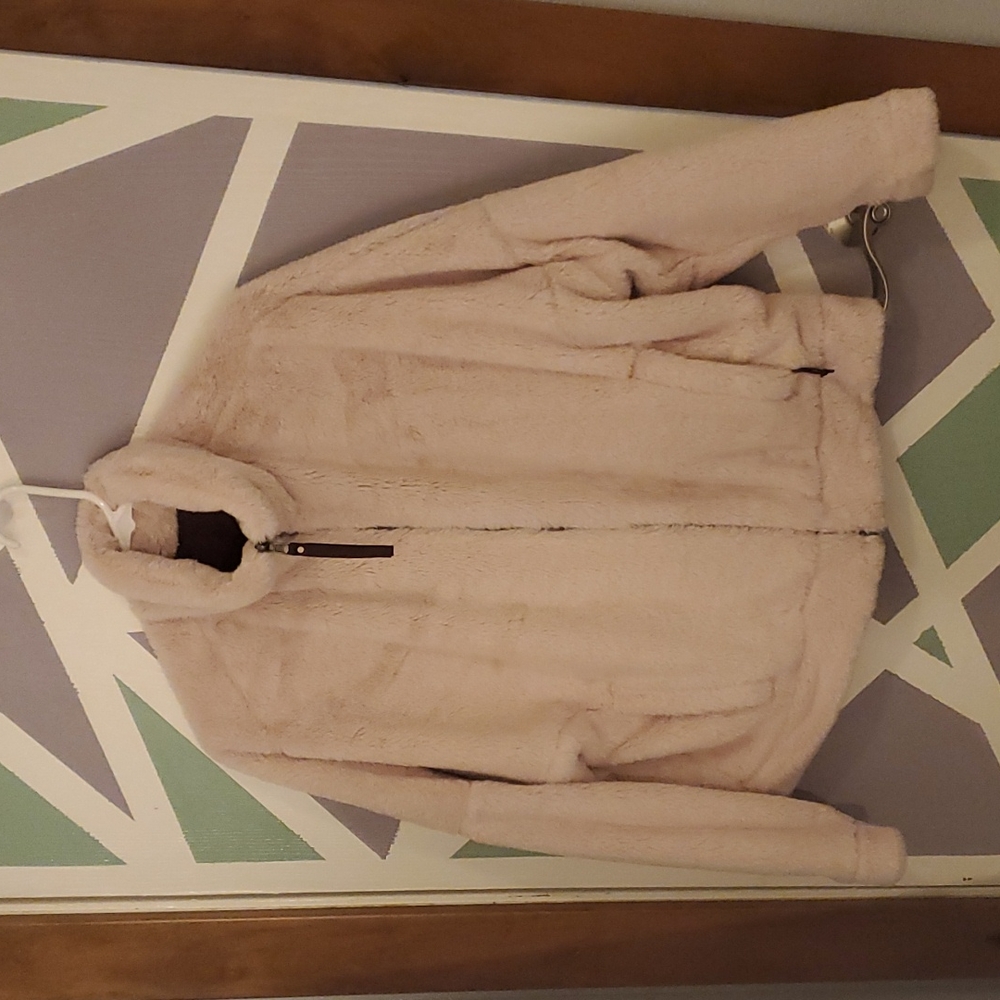 Reversible columbia zip-up